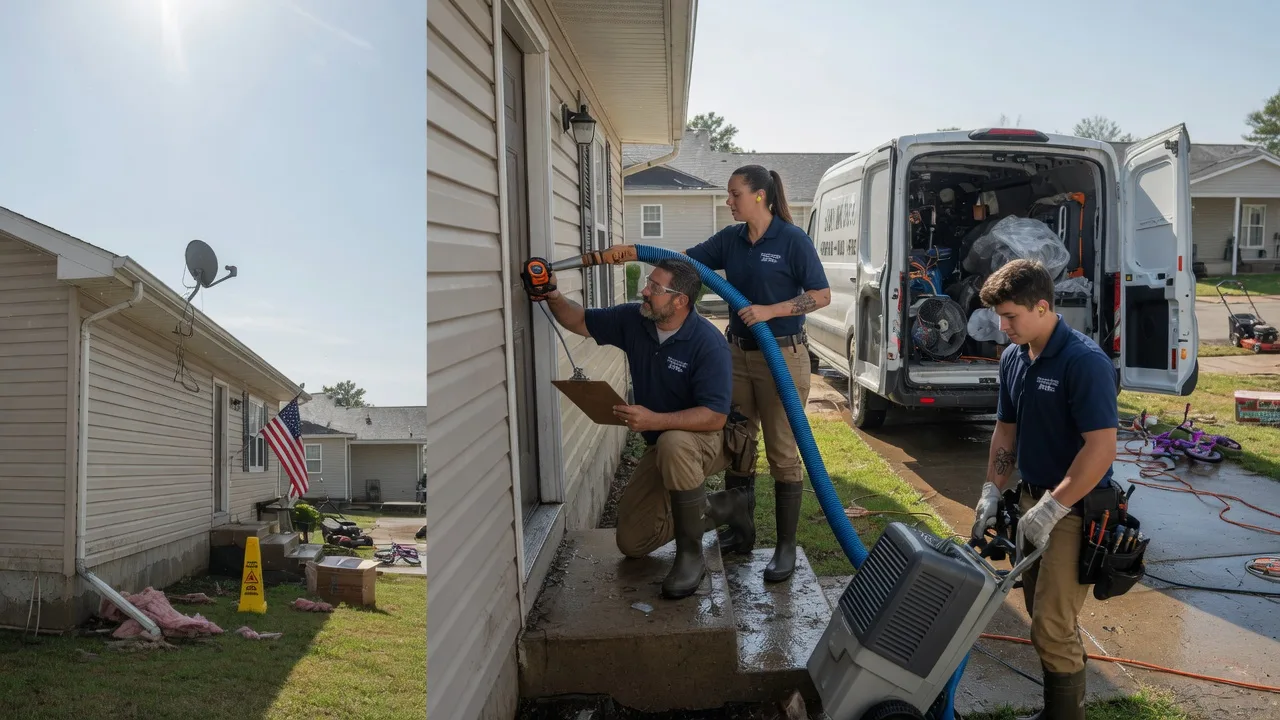 Ceiling Water Damage Restoration in Miller City, IL near me